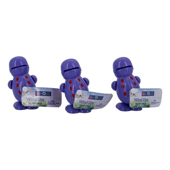 Dino Purple Windup Walking Toy, Set of 3 - Picture 8 of 8